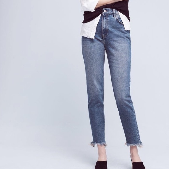 Pilcro Tilde High Rise Cropped Jeans - Picture 1 of 8